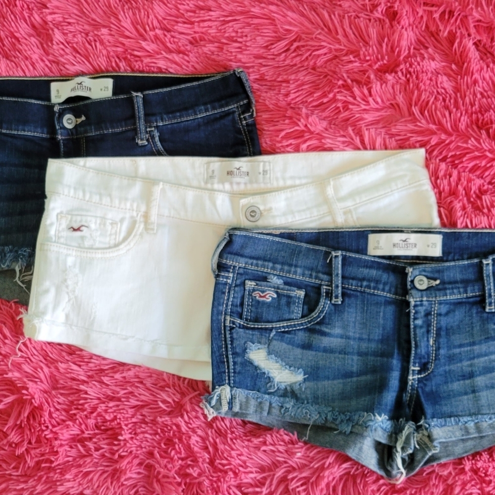 Hollister jean shorts all size 9